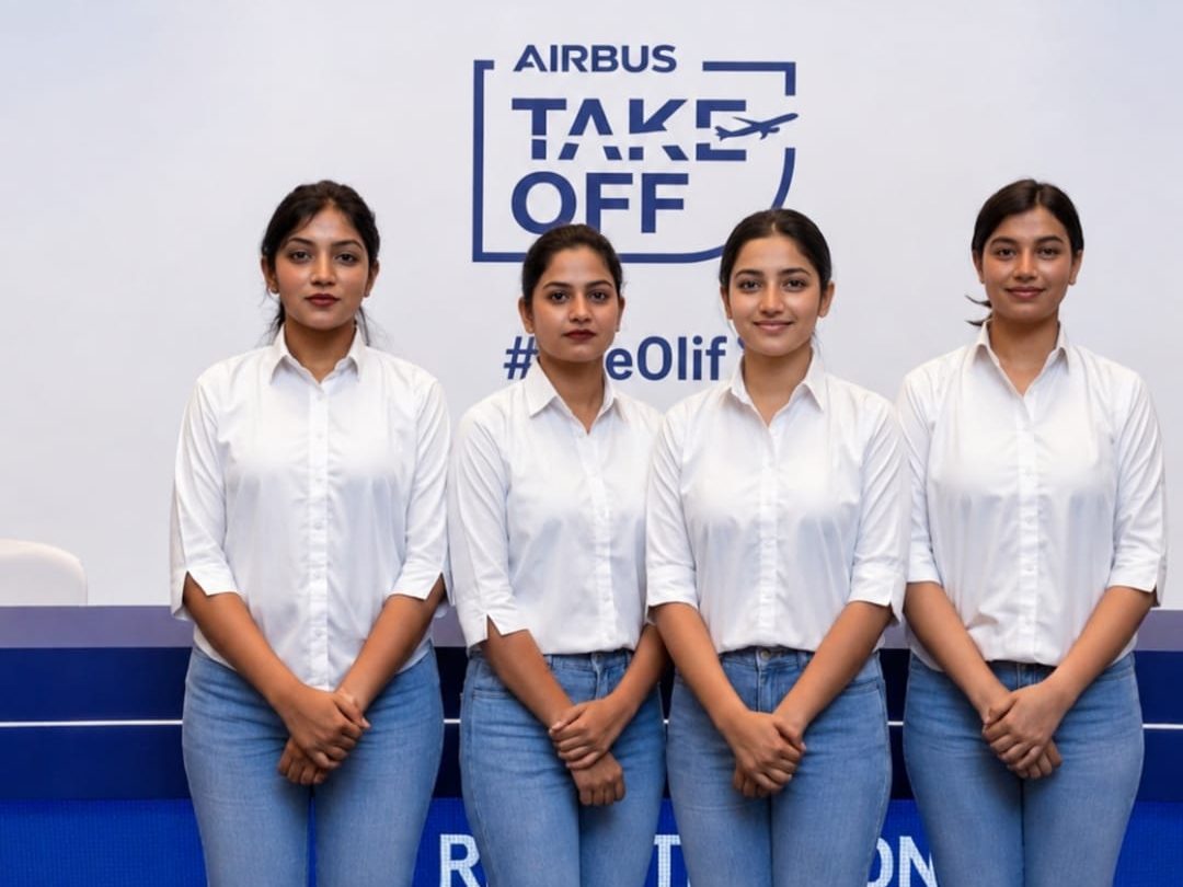 Hostesses at a product launch showcase